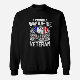 Proud Wife Of A United States Sweatshirt | Crazezy CA