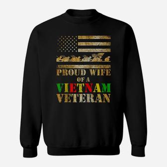 Proud Wife Of A Vietnam Veteran Raglan Baseball Tee Sweatshirt | Crazezy AU