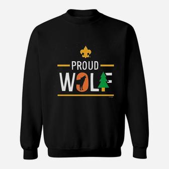 Proud Wolf Sweatshirt | Crazezy