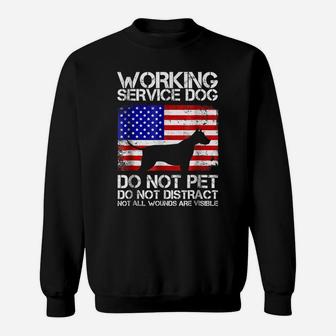 Ptsd Service Dog Assistant United States Us Veteran Shirt Sweatshirt | Crazezy