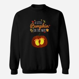 Pumpkin Gifts Cute Expecting Mom Sweatshirt | Crazezy