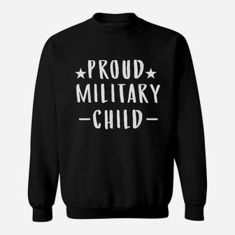 Purple Proud Military Child Military Children Month Sweatshirt | Crazezy