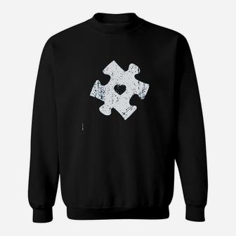 Puzzle For Men Awareness Gifts For Him Sweatshirt | Crazezy