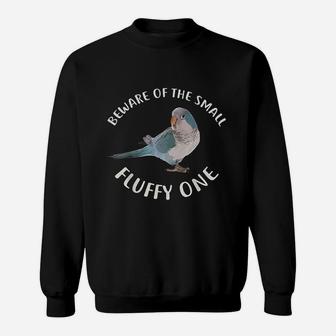 Quaker Parrot Beware Of Fluffy Blue Quaker Sweatshirt - Thegiftio UK