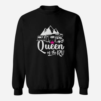 Queen Of The Rv Queen Of The Camper Sweatshirt - Thegiftio
