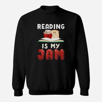 Reading Is My Jam Sweatshirt - Thegiftio UK