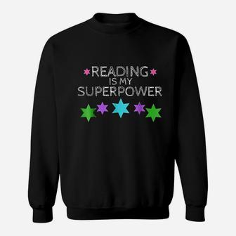 Reading Is My Superpower Sweatshirt | Crazezy UK