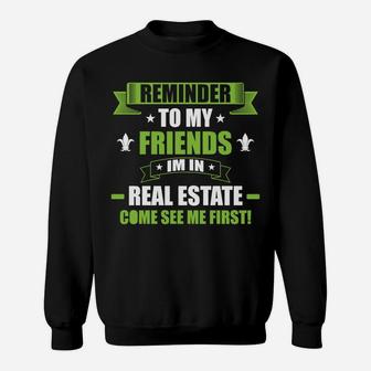 Real Estate Agent Realtor Sweatshirt | Crazezy CA