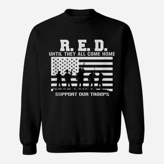 Red Friday Military Veteran Shirt As Sweatshirt | Crazezy CA
