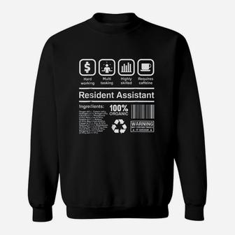 Resident Assistant Gifts Funny Sweatshirt | Crazezy