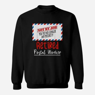 Retired Post Office Postal Worker Retirement Sweatshirt - Thegiftio UK