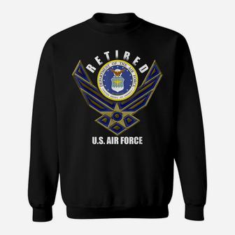 Retired Us Air Force Veteran Retirement Gift Tee Sweatshirt | Crazezy DE