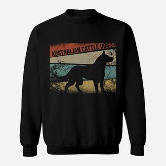 Retro Australian Cattle Dog Breed Australian Cattle Dog Sweatshirt | Crazezy
