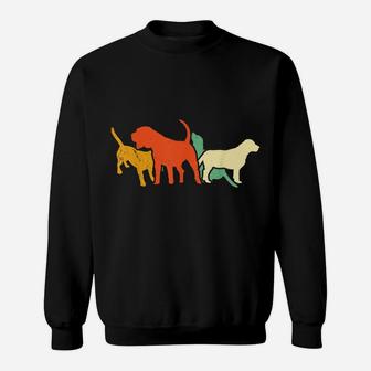 Retro Beagle Dog Gift Hunting Hound Beagle Dog Pet Owner Sweatshirt | Crazezy