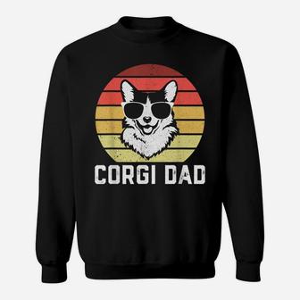 Retro Corgi Dad Shirt Funny Pembroke Welsh Corgi Dog Dad Sweatshirt | Crazezy DE
