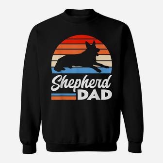 Retro German Shepherd Dad Dog Owner Funny German Shepherd Sweatshirt | Crazezy
