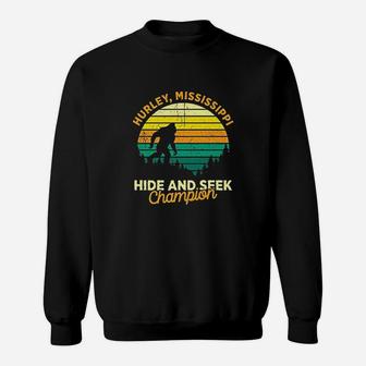 Retro Hurley Mississippi Big Foot Souvenir Sweatshirt - Thegiftio UK