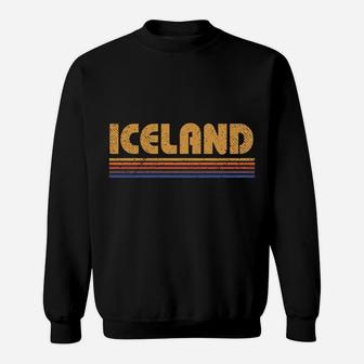 Retro Iceland Vintage Sweatshirt Sweatshirt | Crazezy DE