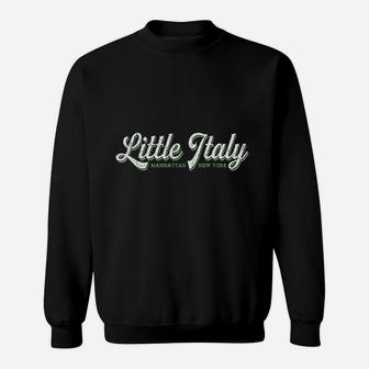 Retro Little Italy Nyc Sweatshirt | Crazezy
