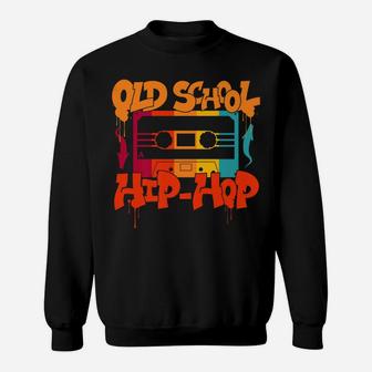 Retro Old School Hip Hop 80S 90S Graffiti Cassette Gift Sweatshirt | Crazezy UK
