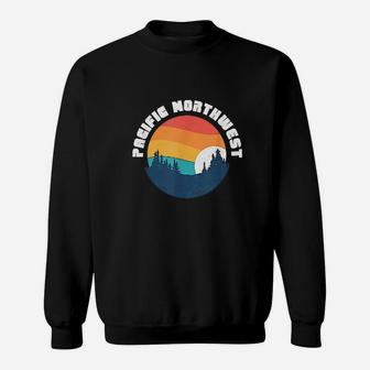 Retro Pacific Northwest Sweatshirt | Crazezy