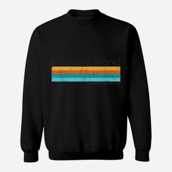 Retro Pawleys Island South Carolina Vintage Design Sweatshirt | Crazezy CA