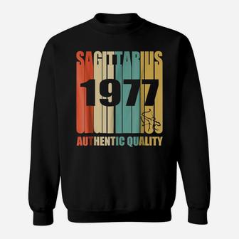 Retro Sagittarius 1977 Vintage 41St Birthday Shirt Sweatshirt | Crazezy