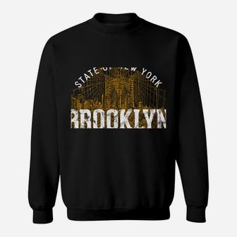 Retro Style Vintage Brooklyn Sweatshirt Sweatshirt | Crazezy AU