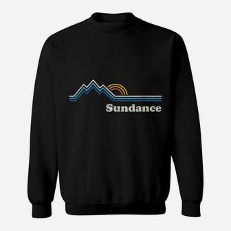 Retro Sundance Utah Ut T Shirt Vintage Sunrise Mountains Tee Sweatshirt | Crazezy