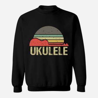 Retro Ukulele Uke Guitar - Vintage Ukulele Sweatshirt | Crazezy UK