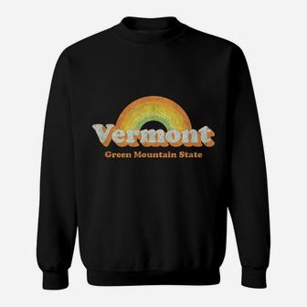 Retro Vermont T Shirt Vintage 70S Vt Rainbow Tee Design Sweatshirt | Crazezy AU