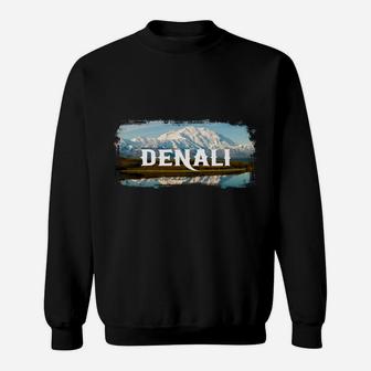 Retro Vintage Denali Alaska National Park Design Sweatshirt | Crazezy AU