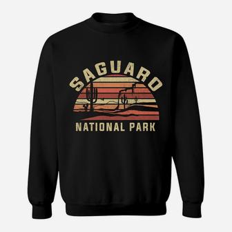 Retro Vintage National Park - Saguaro National Park Sweatshirt | Crazezy CA