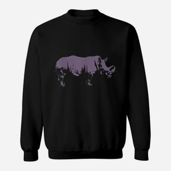 Rhino Rhinoceros Sweatshirt | Crazezy