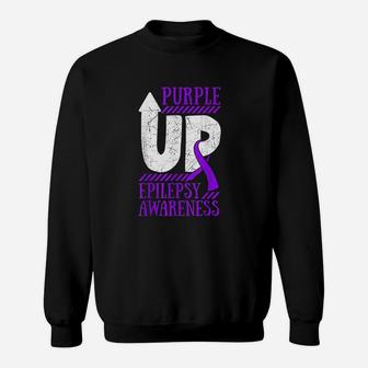 Ribbon Purple Sweatshirt | Crazezy DE
