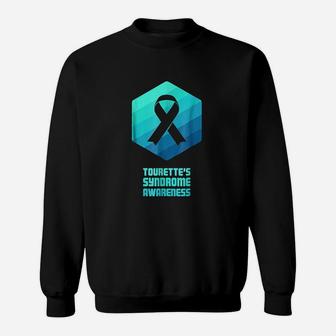 Ribbon Tourette Syndrome Awareness Sweatshirt | Crazezy