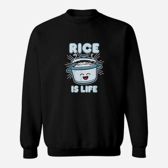 Rice Is Life Filipino Food Philippines Gift Kawaii Top Sweatshirt | Crazezy
