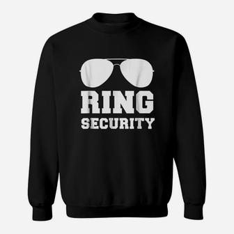 Ring Security Ring Bearer Boys Wedding Party Sweatshirt | Crazezy UK