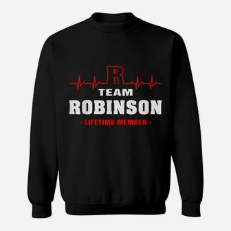Robinson Surname Proud Family Team Robinson Lifetime Member Sweatshirt | Crazezy UK