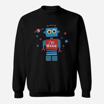 Robot 3Rd Birthday Sweatshirt | Crazezy DE