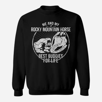 Rocky Mountain Horse Owner Rider Equestrian Horseman Gift Sweatshirt | Crazezy UK