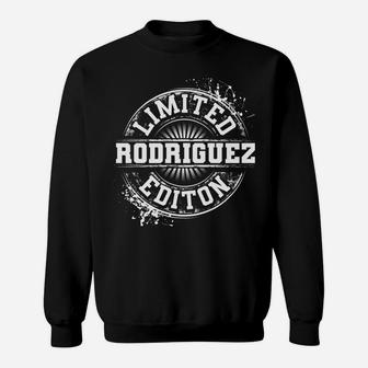 Rodriguez Funny Surname Family Tree Birthday Reunion Gift Sweatshirt | Crazezy DE