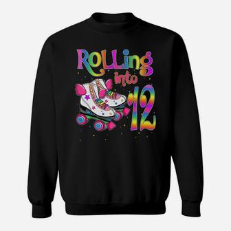 Rolling Into 12 Years Lets Roll I'm Turning 12 Roller Skate Sweatshirt | Crazezy CA