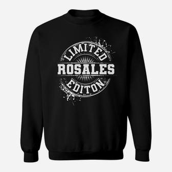 Rosales Funny Surname Family Tree Birthday Reunion Gift Idea Sweatshirt | Crazezy AU