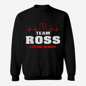 Ross Surname Proud Family Team Ross Lifetime Member Sweatshirt | Crazezy