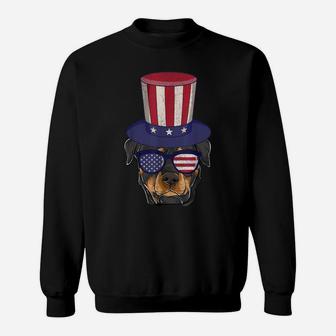Rottweiler Patriotic Dog Mom & Dad Shirts, 4Th Of July Usa Sweatshirt | Crazezy AU