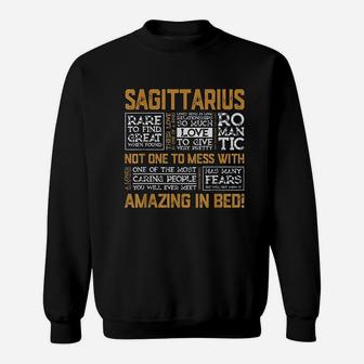 Sagittarius Astro Zodiac Sign Birthday Horoscope Funny Gifts Sweatshirt | Crazezy UK