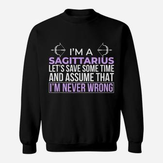 Sagittarius Facts Astrology Quote Horoscope Zodiac Sign Sweatshirt | Crazezy