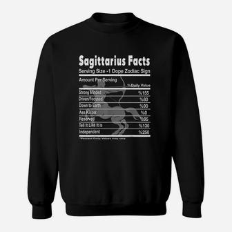 Sagittarius Facts Funny Sagittarius Sweatshirt | Crazezy CA