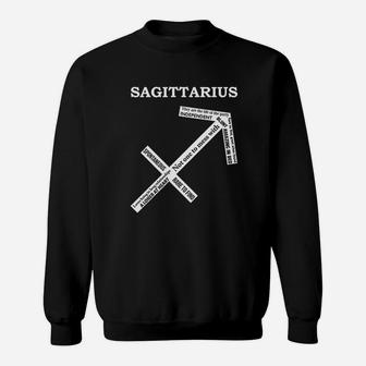 Sagittarius Traits Astrology Zodiac Sign Horoscope Sweatshirt | Crazezy AU